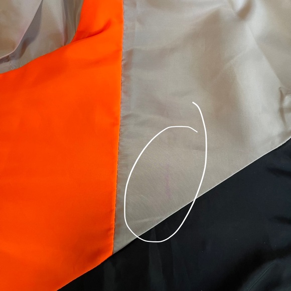 Boohoo- Cropped Hooded Paneled Windbreaker Jacket| Lightweight Polyester Size 12 - Picture 10 of 10